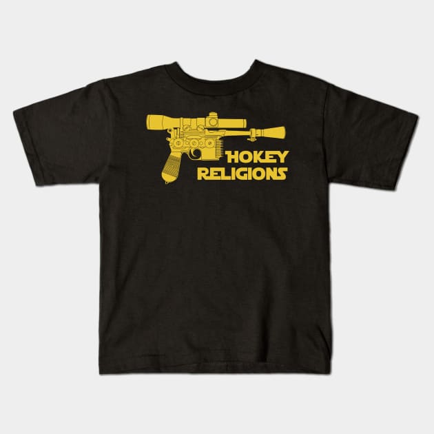 Hokey Religions Kids T-Shirt by DistractedGeek